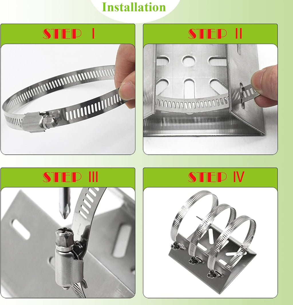 Universal Wall Mounting Bracket with 3 Loops - Image 5