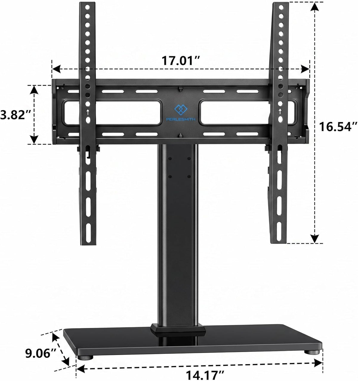 PERLESMITH Universal TV Stand Legs for 24-60 inch TVs to 88lbs with Mount - Image 9