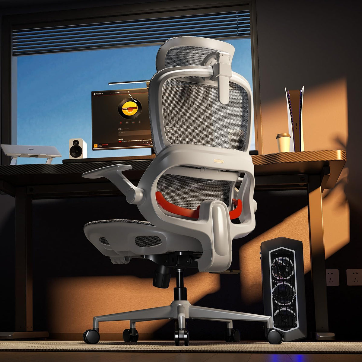 SIHOO B100 Mesh Ergonomic Office Chair with Adaptive Lumbar Support - Image 2
