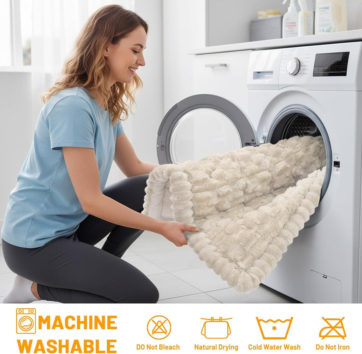 Smiry Couch Covers for Dogs, Non Slip Fuzzy Pet Sofa Protector Washable - Image 8