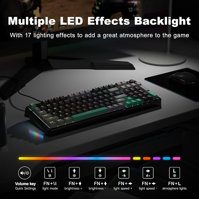 AK96 Mechanical Keyboard Smart Display & Knob, Top Mount 96% Wired Mechanical Keyboard USB-C, Hot Swappable, Software Support, Creamy Sounding, 96 Keys (Black) - Image 7