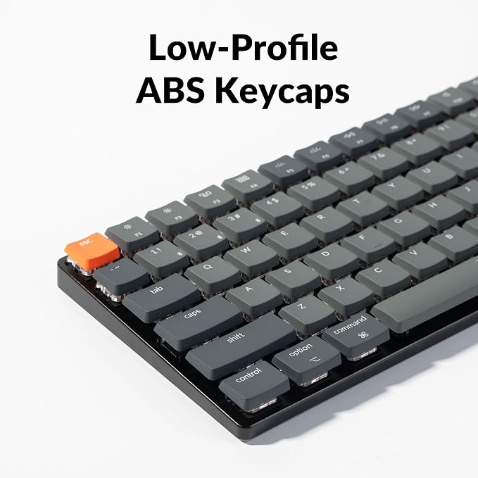 Keychron K3 Version 2, 84 Keys Ultra-Slim Wireless Bluetooth/USB Wired Mechanical Keyboard with White LED Backlit, Low-Profile Keychron Mechanical Brown Switch Compatible with Mac Windows - Image 7