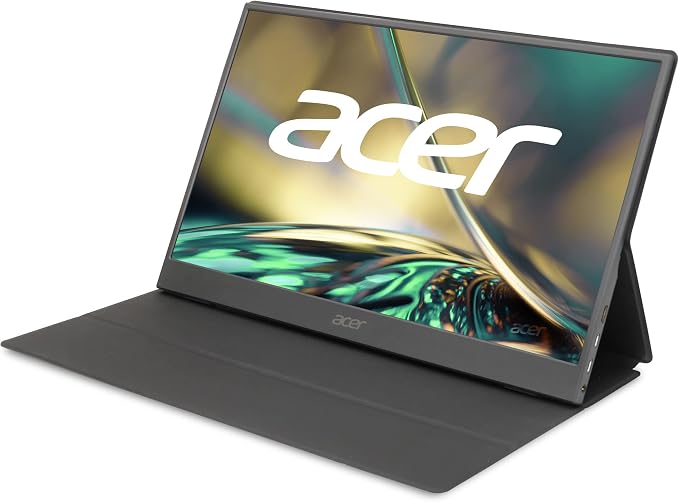acer Portable Monitor PM161Q Abmiuuzx 15.6" Full HD 1920 x 1080 IPS Ultra Slim Design Premium Cover I External Monitor for Laptop PC Mac I 2 x USB 3.1 Type-C Ports, 1 x Mini HDMI, 1 x Micro USB - Image 8