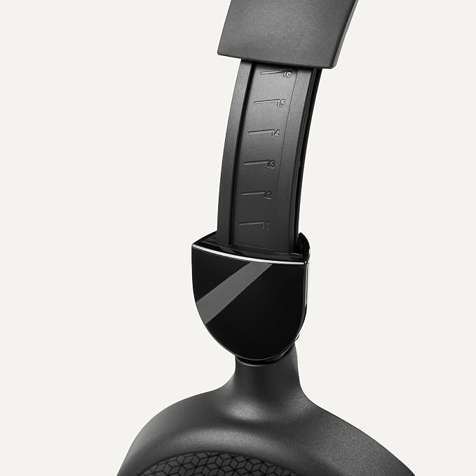 Amazon Basics On Ear Wired Computer Headset with Adjustable Microphone, 3.5mm Port or in-Line Control with USB-A Port, Foldable, Clear Sound, Small/Medium Size, Black (Pack of 2) - Image 4