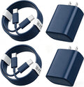 Phone 17 16 15 Charger Fast Charging, 10 FT Long USB C Charger Cord with 20W Type C Fast Phone Charging Block forPhone 17/17 Pro/17 Pro max/Air/Phone 16 15 Pro Max Plus, Android,Dark Blue by Ubearkk