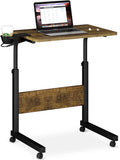 Klvied Adjustable Mobile Laptop Stand, Walnut by Klvied