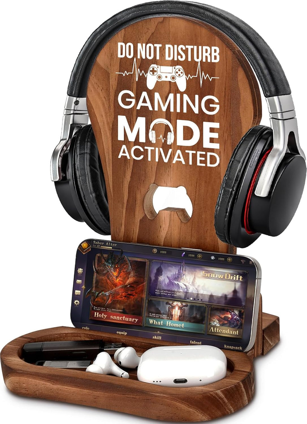 Gamer Gifts for Gamer Lovers Teenage Boys Men - Gaming Headphone Stand by CryCarrot