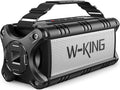 W-KING Bluetooth Speaker Loud, 90W Max IPX6 Waterproof Portable Outdoor Speaker, 50W Deep Bass Subwoofer/40H/EQ/Dual Pairing/TF/AUX, Large Boombox Wireless Speakers for Home, Party, Camping, Beach by W-KING