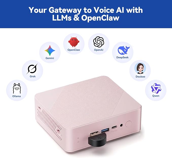 SunFounder USB 2.0 Mini Microphone for Raspberry Pi 5/4B/3B+/3B, Pironman 5/Max/Mini/Pro Max, Laptop Desktop PCs, AI LLMs Openclaw Voice Recognition, No Driver - Image 4