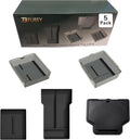 Tesla Model 3 Highland Center Console Organizer 5-Piece Set, 2024-2026 Model 3 Armrest Storage Box & Lower Tray, Hidden Secret Compartment, ABS Anti-Slip Insert - Black by Unknown