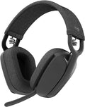 Logitech Zone Vibe 100 Lightweight Wireless Over Ear Headphones - Graphite | Lightweight, over-ear, multipoint Bluetooth, works with Teams, Google Meet, Zoom, PC/Mac, microphone by Unknown