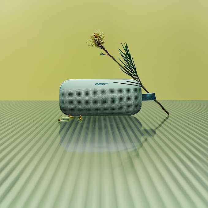 Bose SoundLink Flex Bluetooth Speaker (2nd Gen) - Portable Outdoor Speaker with Hi-Fi Audio, Waterproof and Dustproof, USB-C, Up to 12 Hours Battery Life, Dewdrop Mint - Limited Edition Color - Image 2
