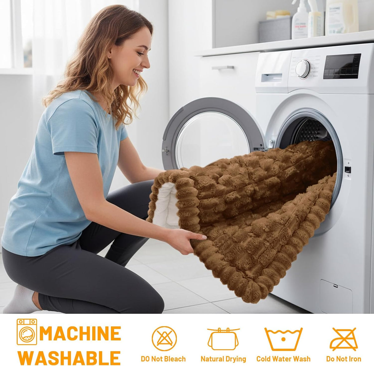 Smiry Couch Covers for Dogs, Non Slip Fuzzy Pet Sofa Protector Washable - Image 8