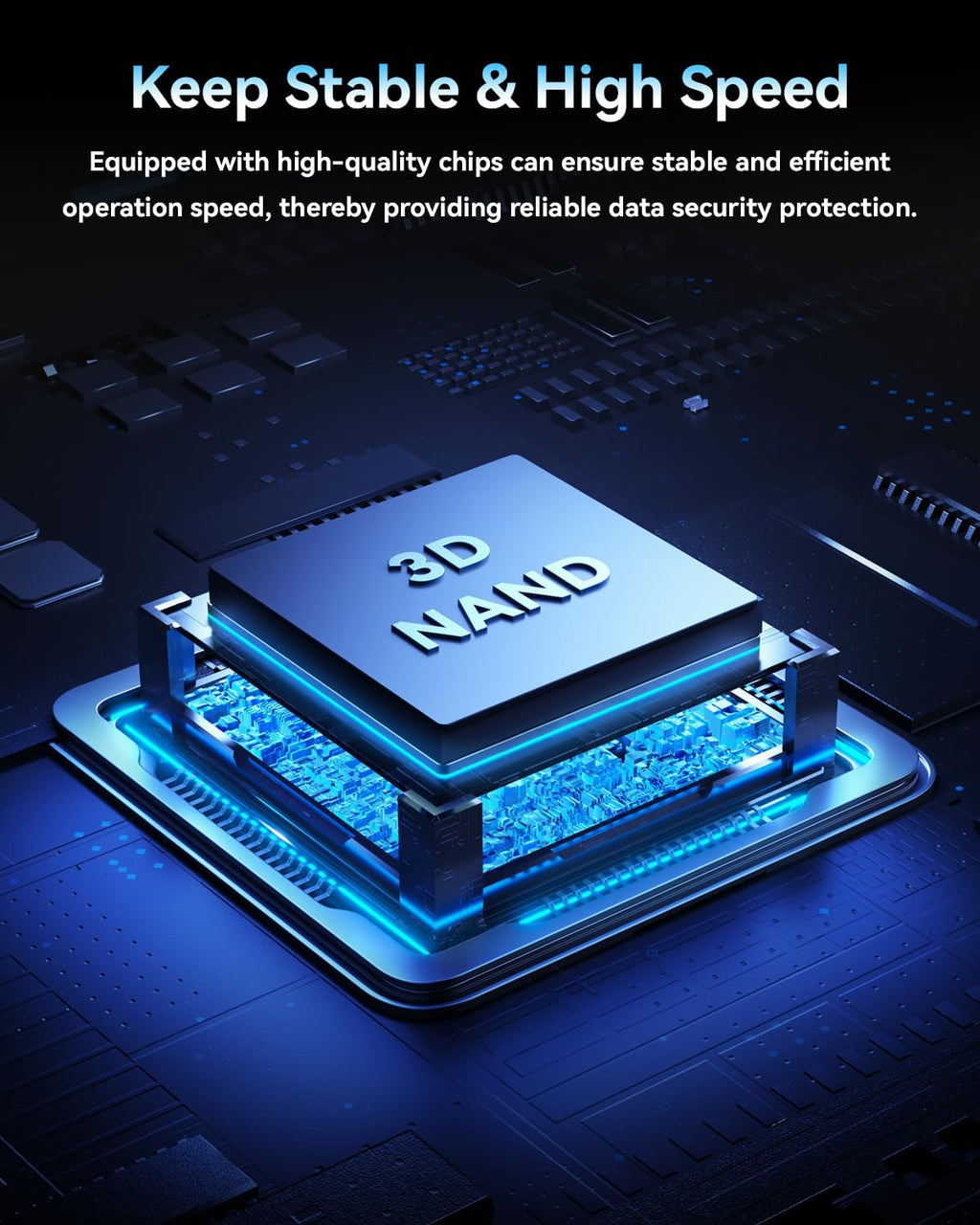 120GB External Portable SSD Solid State Drive USB 3.1 Gen 2 Up to 500MB/s High-Speed Solid State Drive for Phone, Windows, Android, PC and More - Image 4