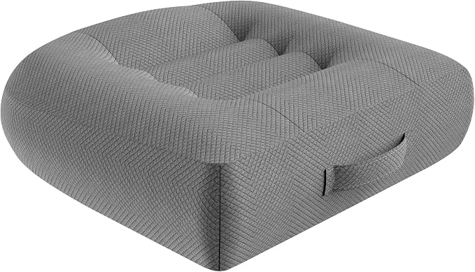 Adult Booster Seat Cushion, Car Seat Cushions for Short People/Thick Office Chair Booster Seat Increase Field ​of View, for Trucks, Car, Office Chair, Home, Wheelchair,Angle Lift Seat Cushion (Grey) by SeatCushionforOfficeChairCar