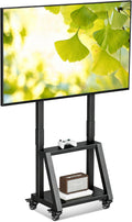 Heavy Duty TV Carts on Wheels for 23-50" TVs Rolling Floor Stand by XINLEI