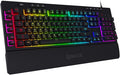 Redragon K512 RGB Membrane Gaming Keyboard, 6 Macro Keys & Easy Media Wheel | Dedicated Scroll Controls, No Software Needed 6 On-the-Fly Combos for Extensive Games, 13 Backlight Modes, Wrist Support by REDRAGON