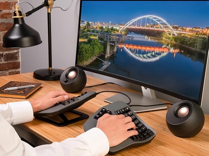 Kinesis Advantage360 Split Ergonomic Keyboard - USB-C | Mechanical Switches | Fully Programmable | Contoured Shape | Adjustable Tenting | PBT Keycaps - Image 7