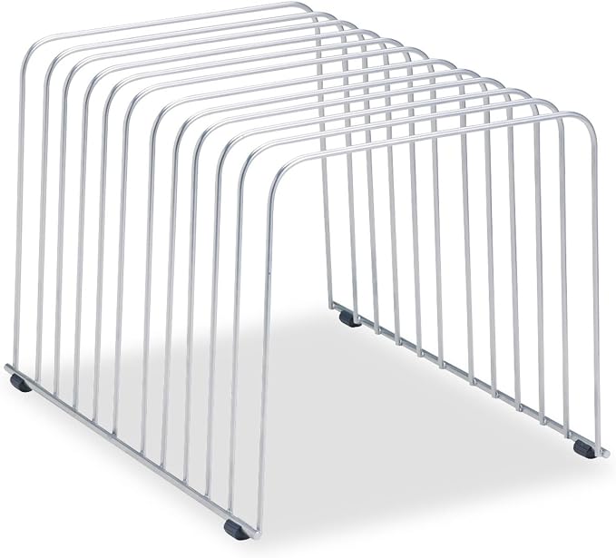 Fellowes Desktop Organizer, 11 Sections, 9" x 11.375" x 8", Wire, Silver (72012) | (72012) by FellowesBrands