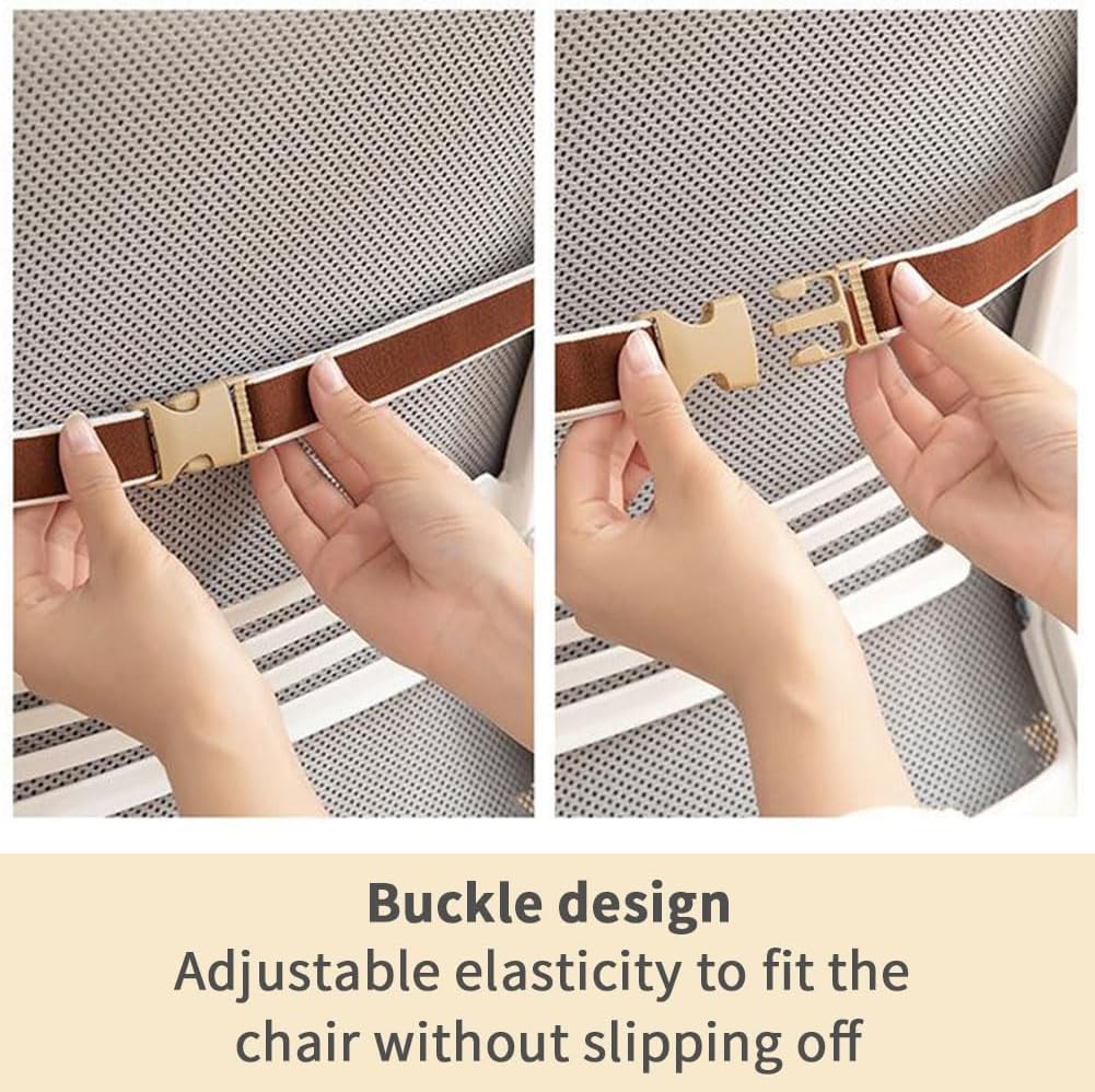 Desk Chair Cushion Office Chair Cushions with Removable Cover Soft Seat Pad Dorm Seat Pad with Back Support Rocking Chair Cushions,90×50cm - Image 2
