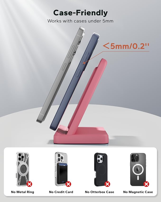 Wireless 3 in 1 Charging Station for Samsung, Phone and Watch Charger for Galaxy S25 Ultra/S24/S23/Z Fold, Wireless Charging Dock for Samsung Watch Galaxy 8/7/6/5, Galaxy Buds 3/2/Pro - Image 6