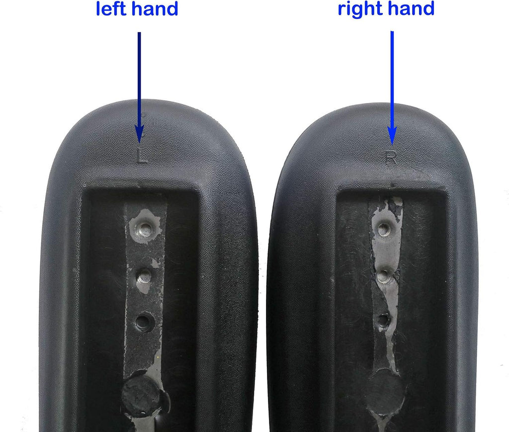 2X Universal Office Desk Computer Chair Replacement Part Arm Pads Armrest 4" and 5.5" Mounting Hole, Vinyl - Image 3
