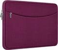 Laptop Case 15.6 inch, Shockproof Protective Laptop Cover Carrying Computer Bag with Accessory Pocket Portable Computer Sleeve Compatible with HP, Dell, Lenovo, Asus, Rose Red by ampoock