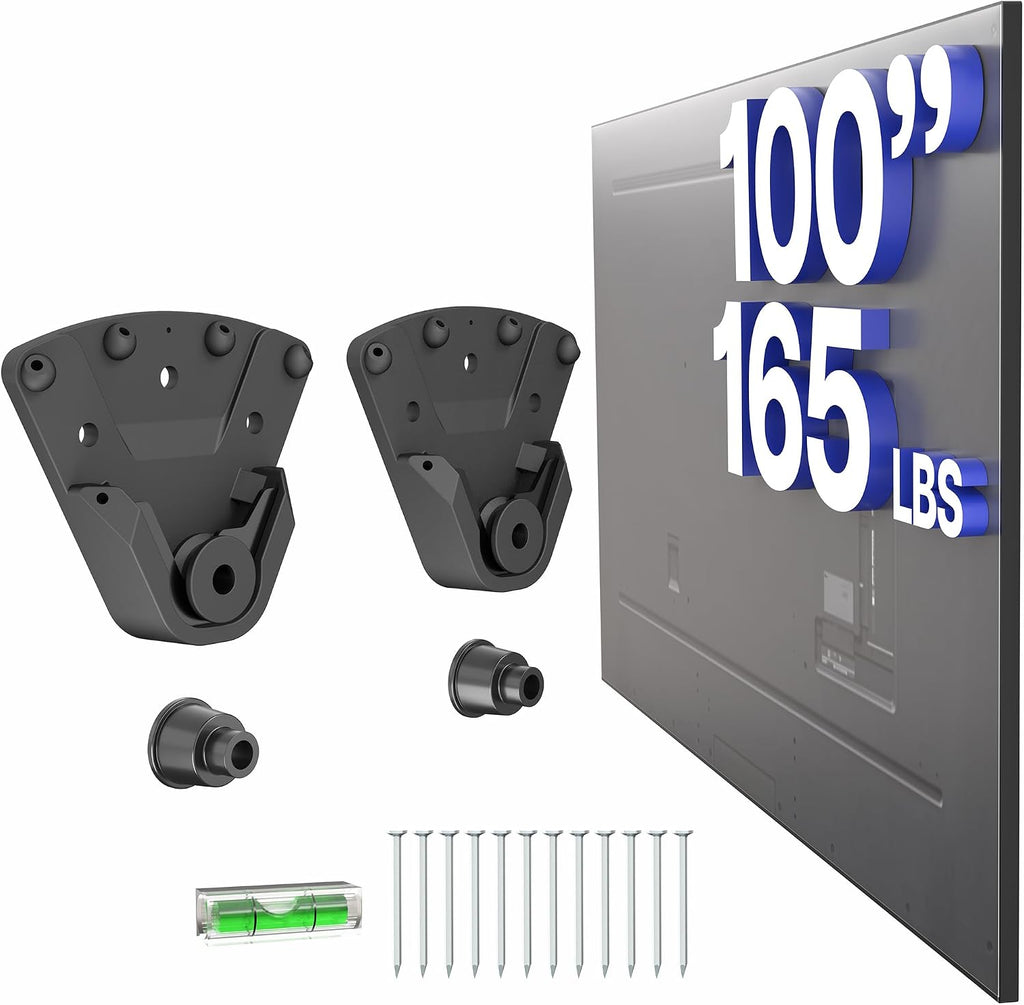 VIVO Black No Stud TV Wall Mount for 32-100 in Screens, MOUNT-NS100 by VIVO