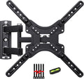 TV Wall Mount for Most 14-60 Inch TVs, Full Motion TV Mount with Perfect Center Design, Extension Tilt Swivel TV Mount Articulating Mount Max 400x400mm by DAWASAPAT