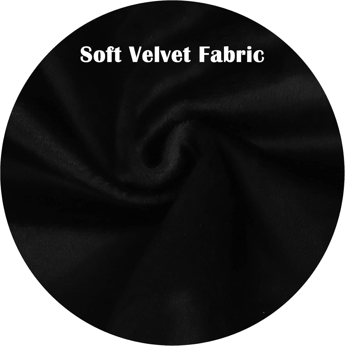 Sigmat Memory Foam Seat Cushion Anti-Slip Round Chair Pad 18 in Black - Image 3