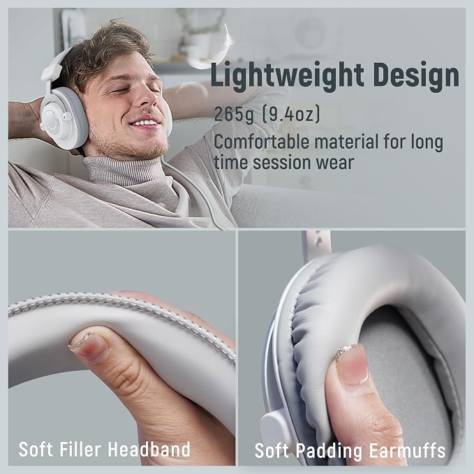 FIFINE HD8W Studio Monitor Headphone with 50mm Drivers, for Vocal Recording | Detachable Cables, 3.5mm/6.35mm Jack, 50mm Drivers, Passive Noise Canceling, Lightweight, for PC/Mixer/Amplifier - Image 5