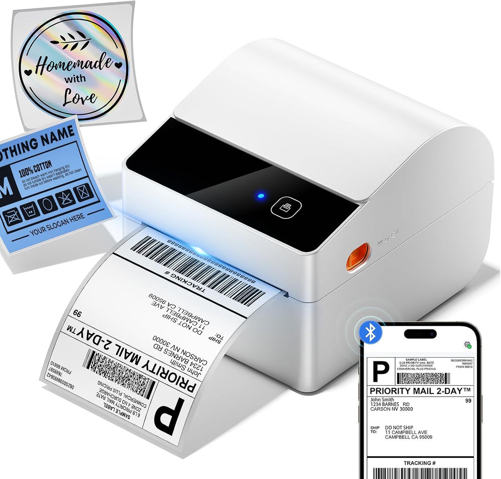 Bluetooth Shipping Label Printer 4x6 by ASprink