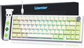 Womier 60% Gaming Mechanical Keyboard Green QMK/VIA | Creamy Keyboard Wired,Hot Swappable Gasket Mount RGB Key board,PBT Keycaps POM Linear Switch for Windows/MAC (VK66 PRO) by Womier