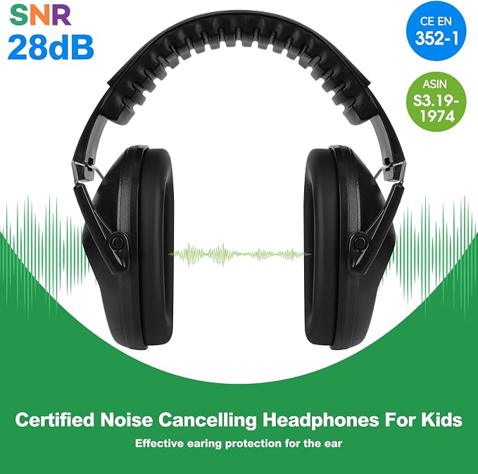 Floriogra Noise Cancelling Headphones for Kids/Toddler 28dB SNR Ear Muffs | Kids Ear Protection Noise Reduction Earmuffs for Children, Hearing Protection for Monster Jam, Concerts, Fireworks, Autism - Image 2