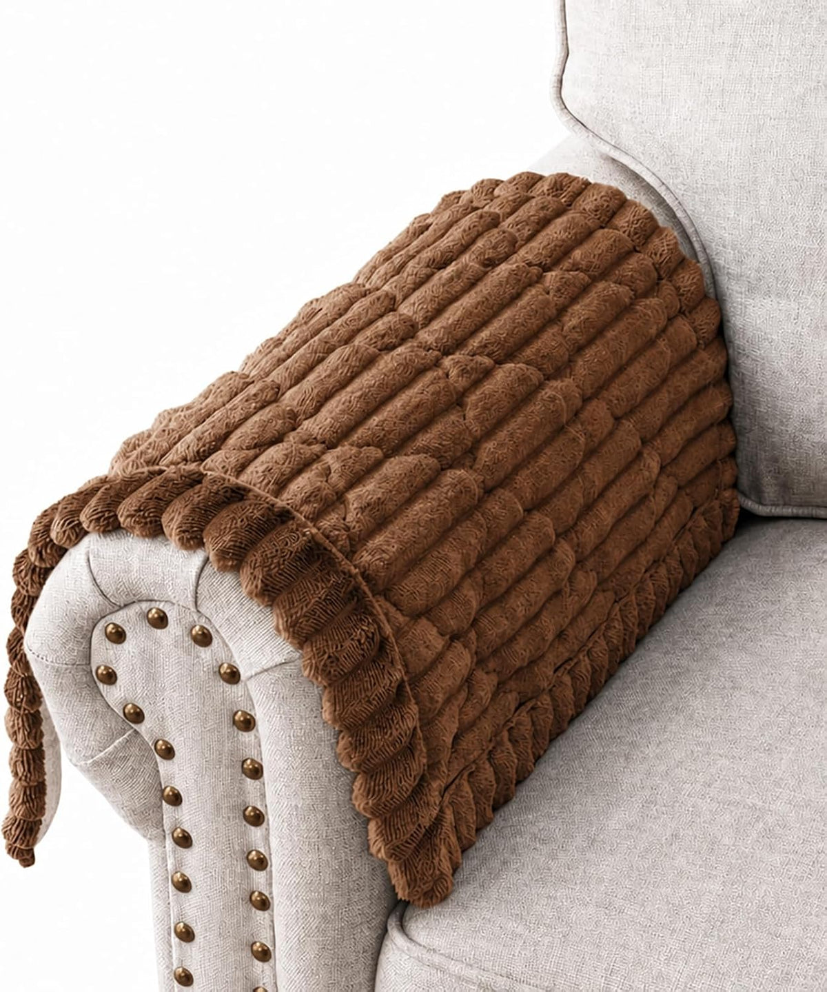 Couch Arm Covers, Sofa Arm Cover, Armchair cover, Pet Armrest Covers by Lavish Cover