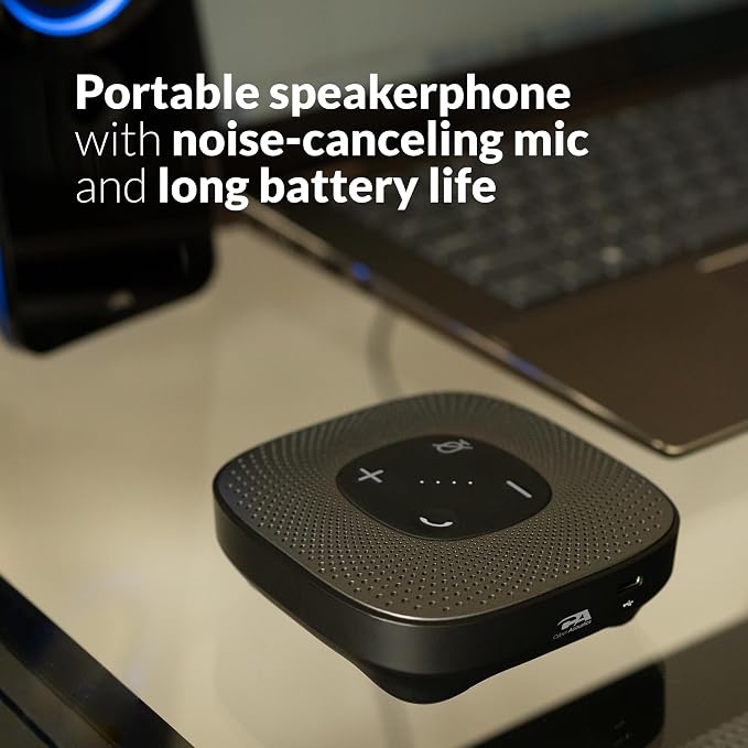 Cyber Acoustics SP-2000 USB Bluetooth Speakerphone with 360-Degree Mic | Great for Conference Calls, 66ft Wireless Range, 12-Hour Battery Life, Full Duplex Audio - Image 5