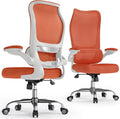 TRALT Office Chair Ergonomic Desk Chair - Gaming Chair with Lumbar Support | 330 LBS Home Office Desk Chairs , Reading Chair with Flip-up Armrests, Comfortable Computer Chairs (1, Orange) by TRALT