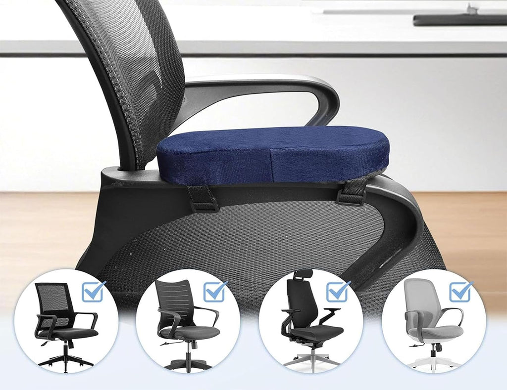 Office Chair Armrest Pads, Adjustable Fit, Set of 2 - Image 7