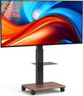 Heavy Duty Rolling TV Stand for 32-75 Inch TVs Holds up to 132 lbs by Xyndyx
