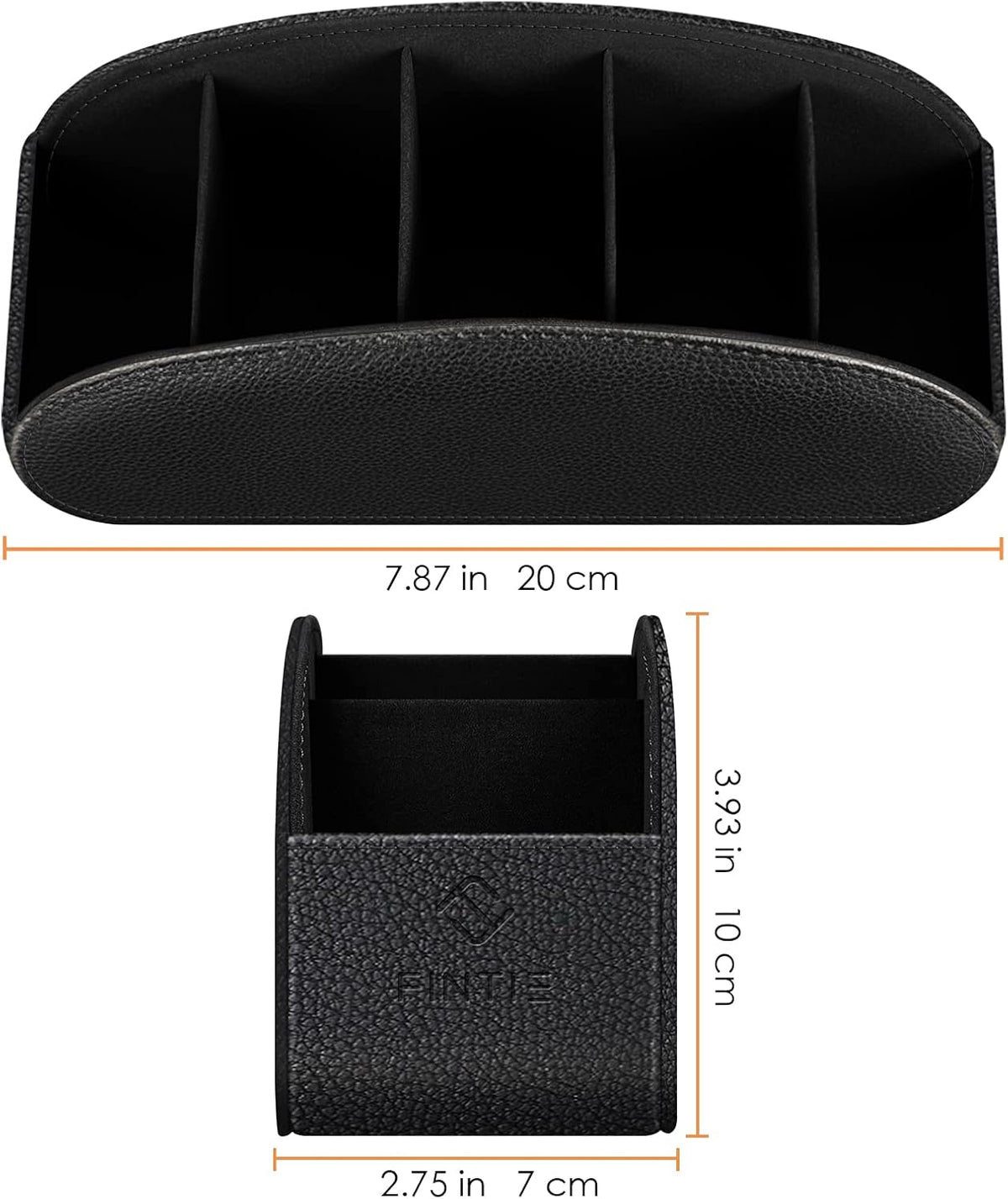 FINTIE Remote Control Holder with 6 Compartments Vegan Leather - Image 7