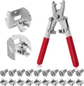 Rotable Cage Nut Tool and 10Sets Rack Screws, Cage Nut Installing/Removing Server Room Rack Side and Top, IT, Data Center, Cabinet, Server Shelves Fixing, Tool for Cage Nut of M4 M5 M6 M8 M10-(Red) by GuanDaooL