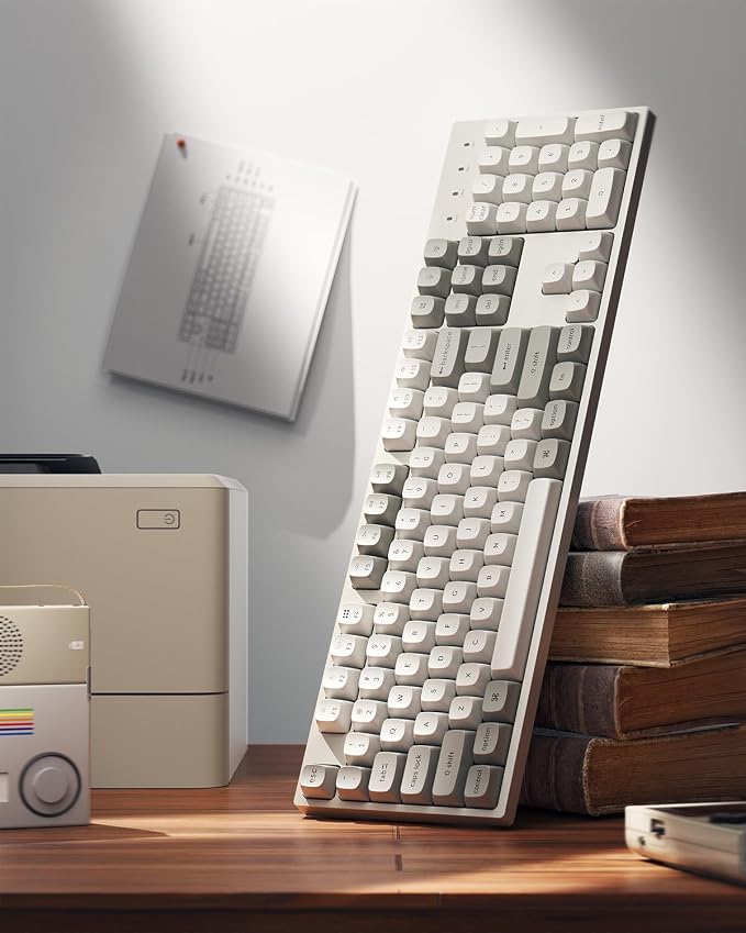 Keychron C2 Pro Wired Mechanical Keyboard with 8K Hz Polling Rate, Full Size Custom RGB Backlit Hot-Swappable, Non-Shine Through PBT Keycaps Compatible with Mac Windows Linux (Silent Banana Switch) - Image 9
