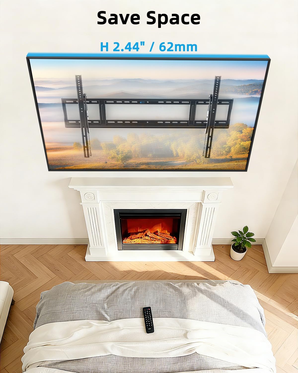 HOME VISION Heavy Duty Tilting TV Wall Mount for 65-150" TVs to 264 lbs - Image 8