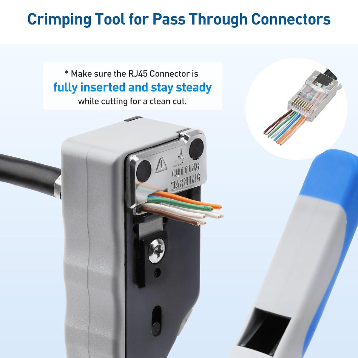 Cable Matters All-In-One Modular Ethernet Crimping Tool Cat 8 - Image 3
