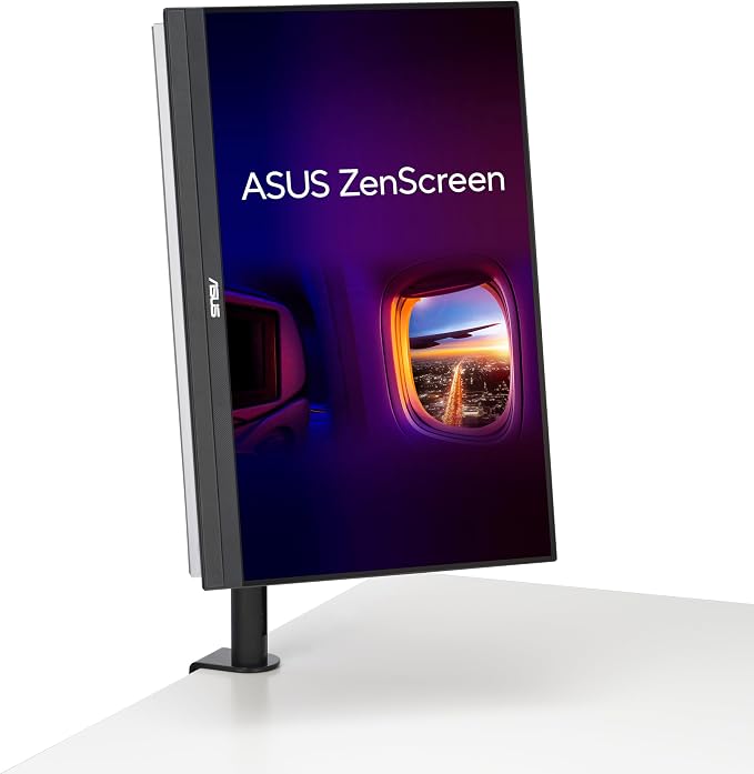 ASUS ZenScreen MB229CF 22 Inch 1080p 100Hz, USB-C Portable Monitor | USB-C 60W, C-clamp Arm, Speakers, Partition Hook, Kickstand, IPS, Subwoofer, Carrying Handle ,Display for MacBook and PC - Image 12
