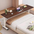 90.6" Overbed Table with Wheels for Queen Beds, Height Adjustable by Quvex