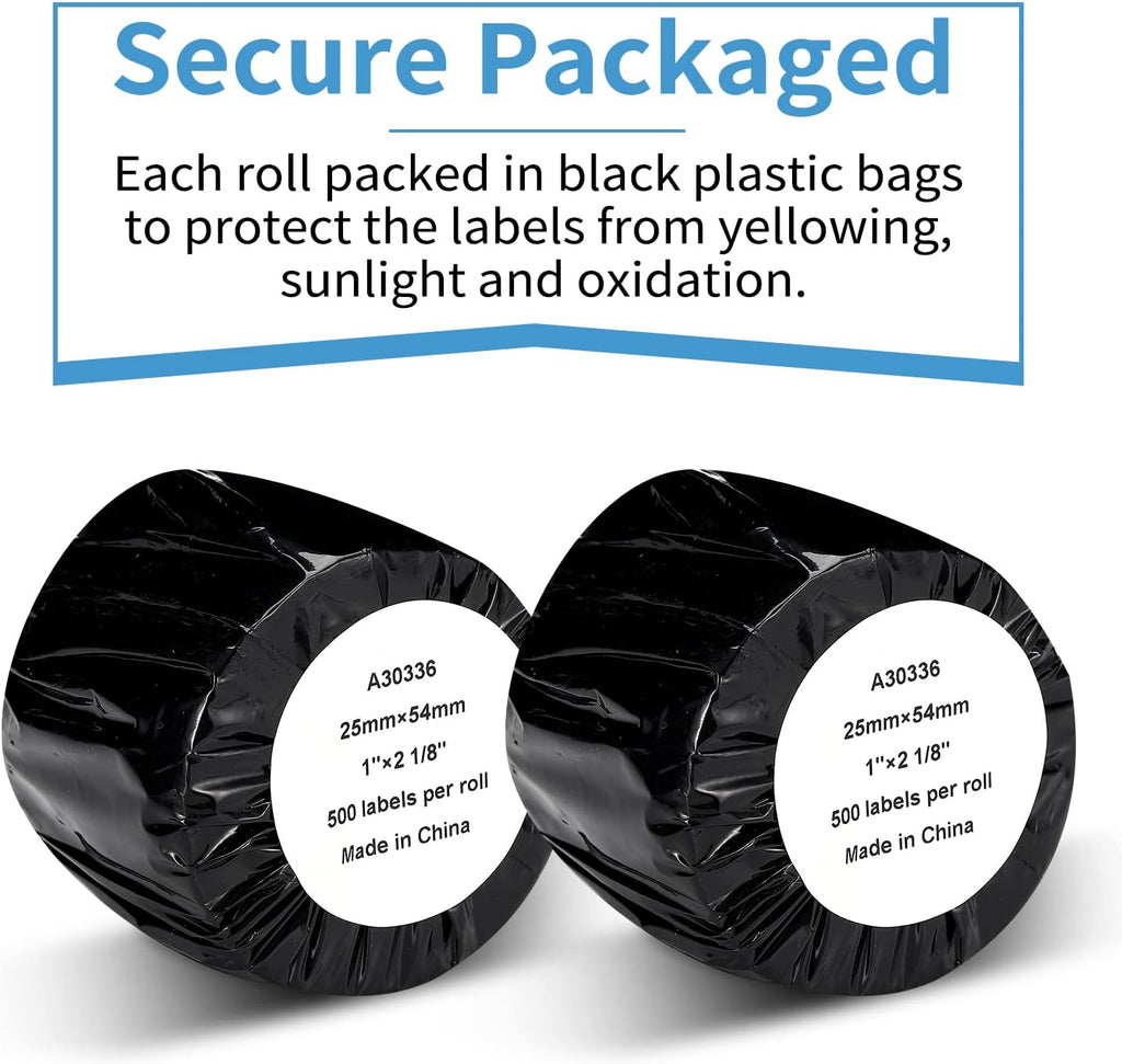 Compatible with Dymo 30336(1" x 2-1/8") LabelWriter Address & Barcode Label - Image 6