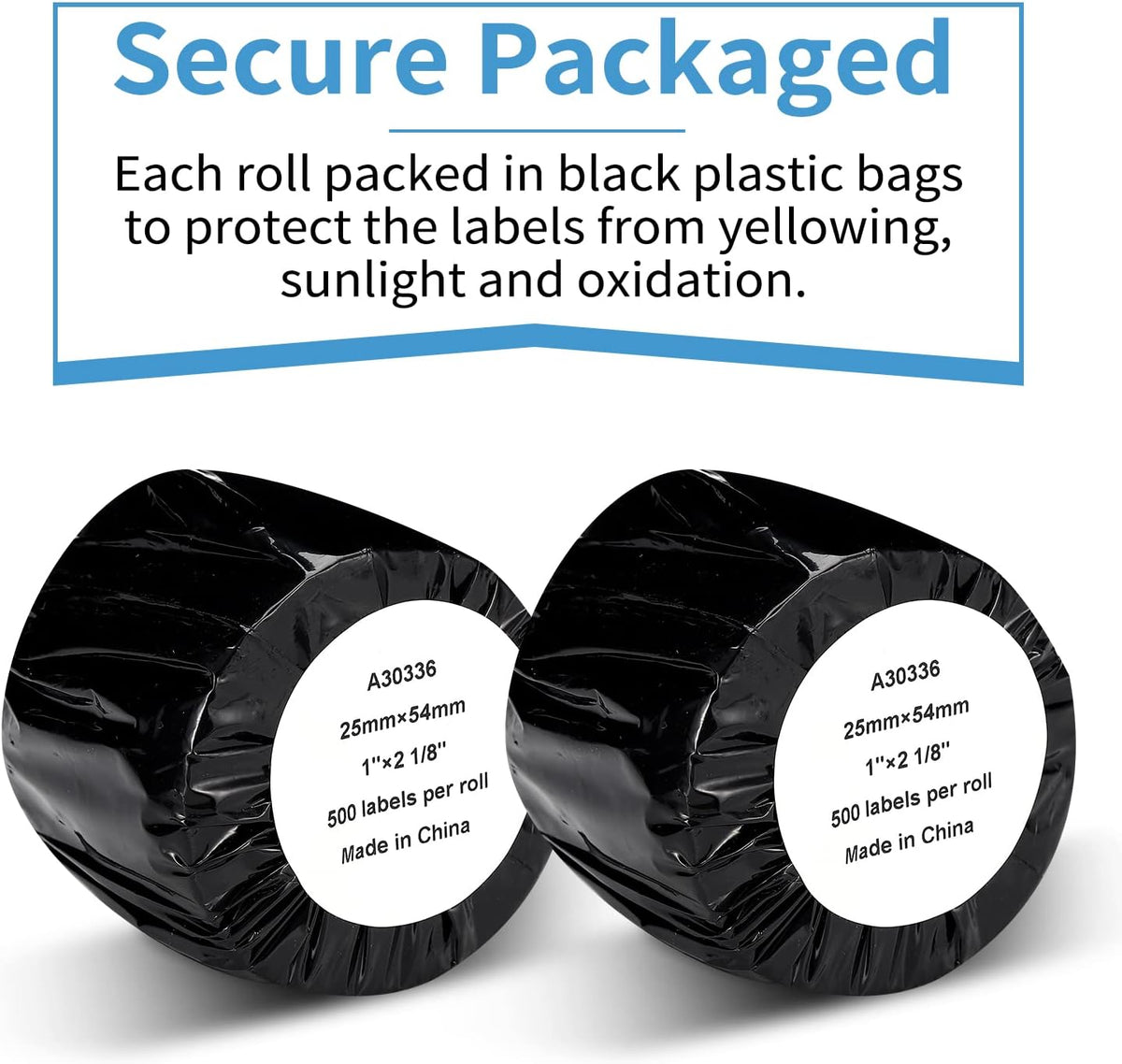 Compatible with Dymo 30336(1" x 2-1/8") LabelWriter Address & Barcode Label - Image 6