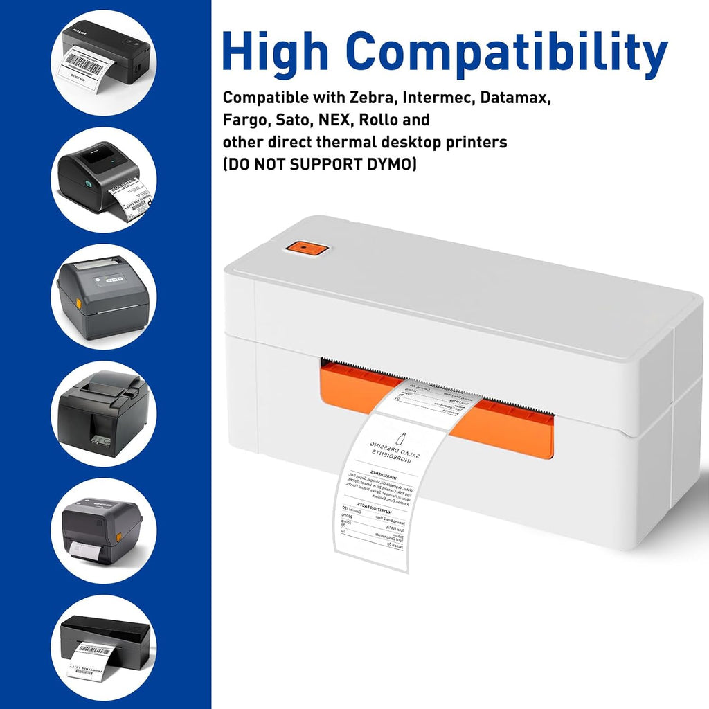 ESSENTIAL 2.25" x 4" Direct Thermal Labels (4200 Labels, 12 Rolls) - Image 6