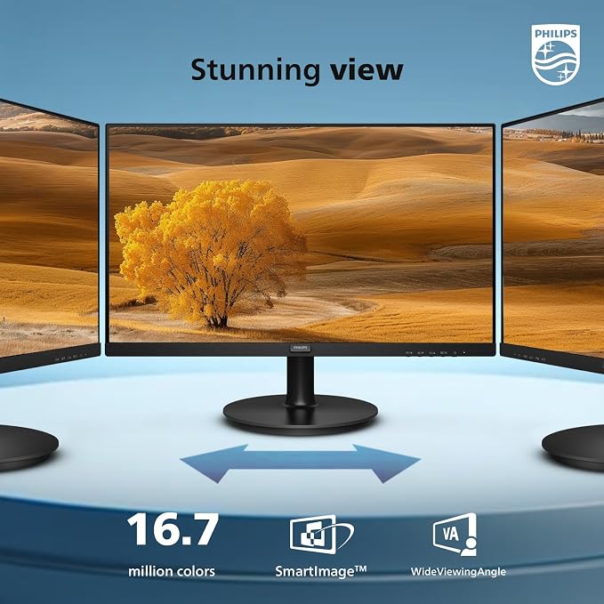 Philips 22 Inch Computer Monitor FHD 100Hz VA VESA Flicker-Free, 221V8LB | 1920×1080 LED Monitor, 4ms GtG, Adaptive Sync, HDMI 1.4, Tilt Adjust, Low Blue Light, 4yr Advance Replacement Warranty - Image 3